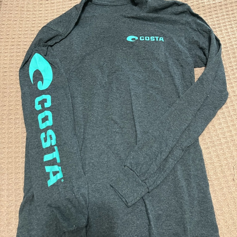 Costa Gray Long Sleeve Shirt